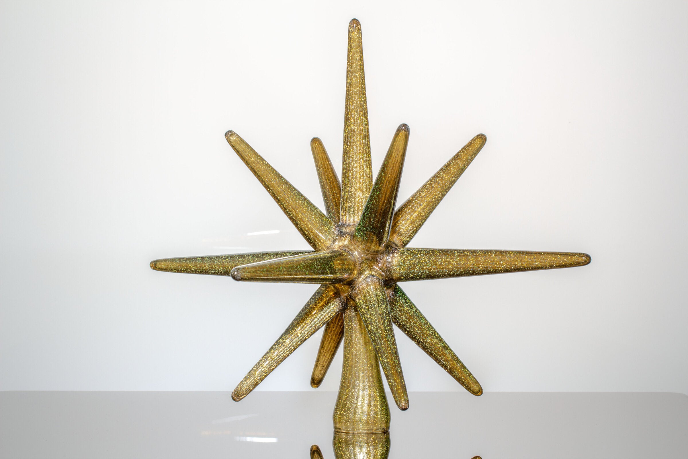 Gold Dichroic Moravian Tree Star
