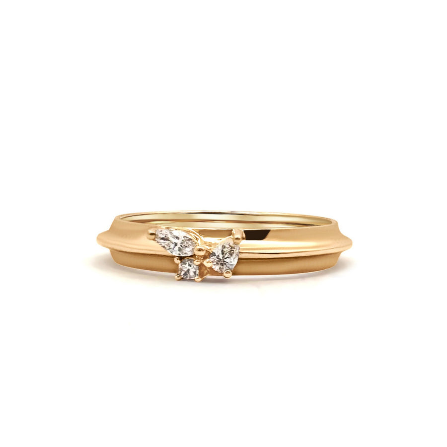 Sprig Knife Edge Stacking Ring