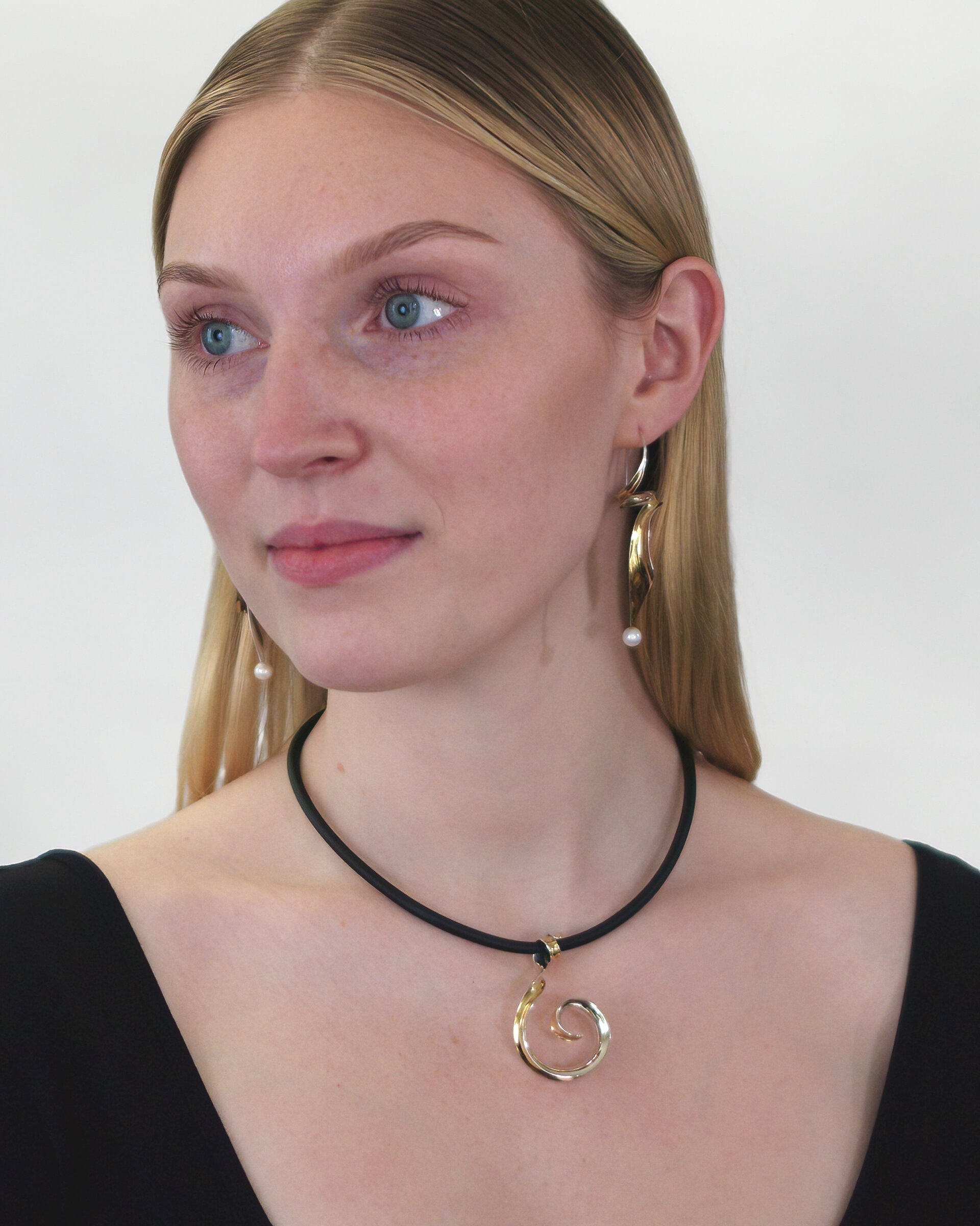 Spiral Drop Pendant