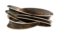 Bronze Double Wrapper Bangle