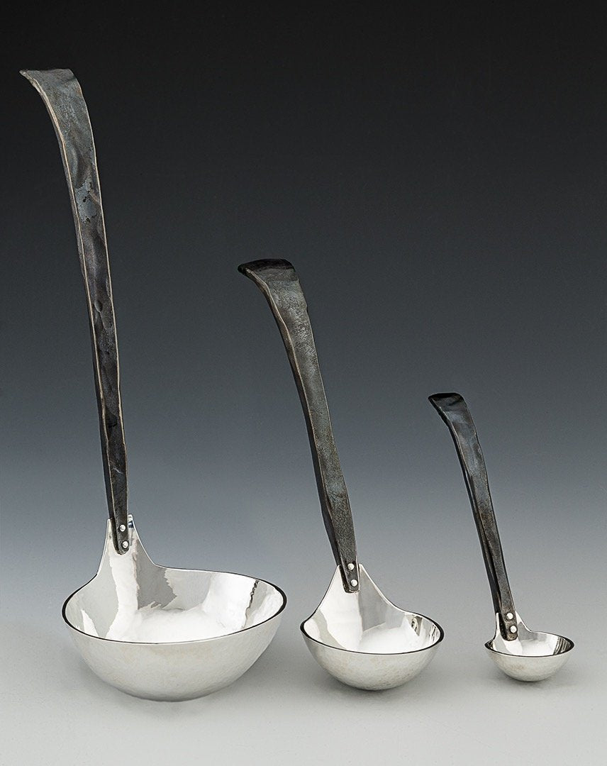 from left to right: soup ladle, gravy ladle, sauce ladle