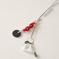 Vintage Red Link Slim Necklace