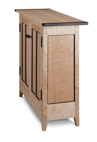 Tiger Maple Side Cabinet