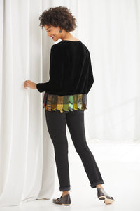shown with the runaround sue straight leg jeans by parker smith and the simone flat by cydwoq