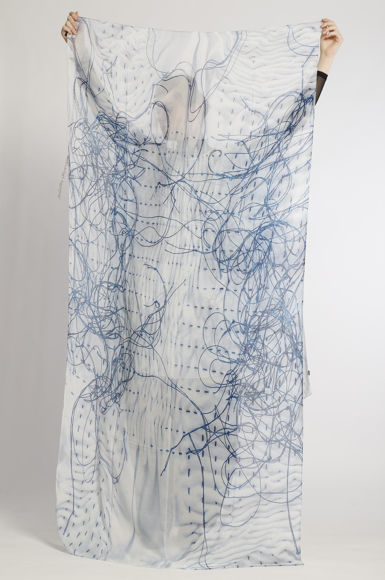 Threads Whispering Textiles Scarf