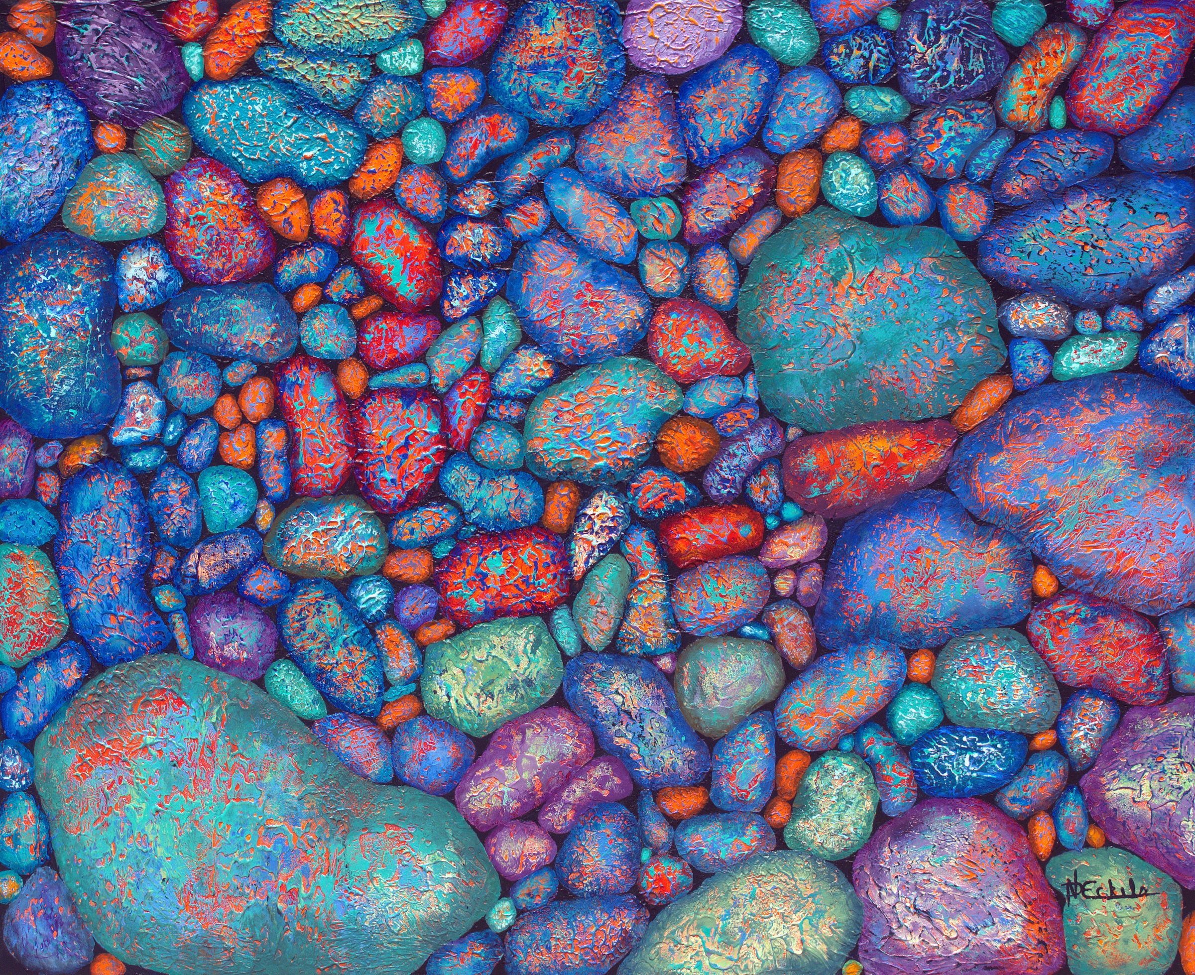 A Few Red Fancy Rocks