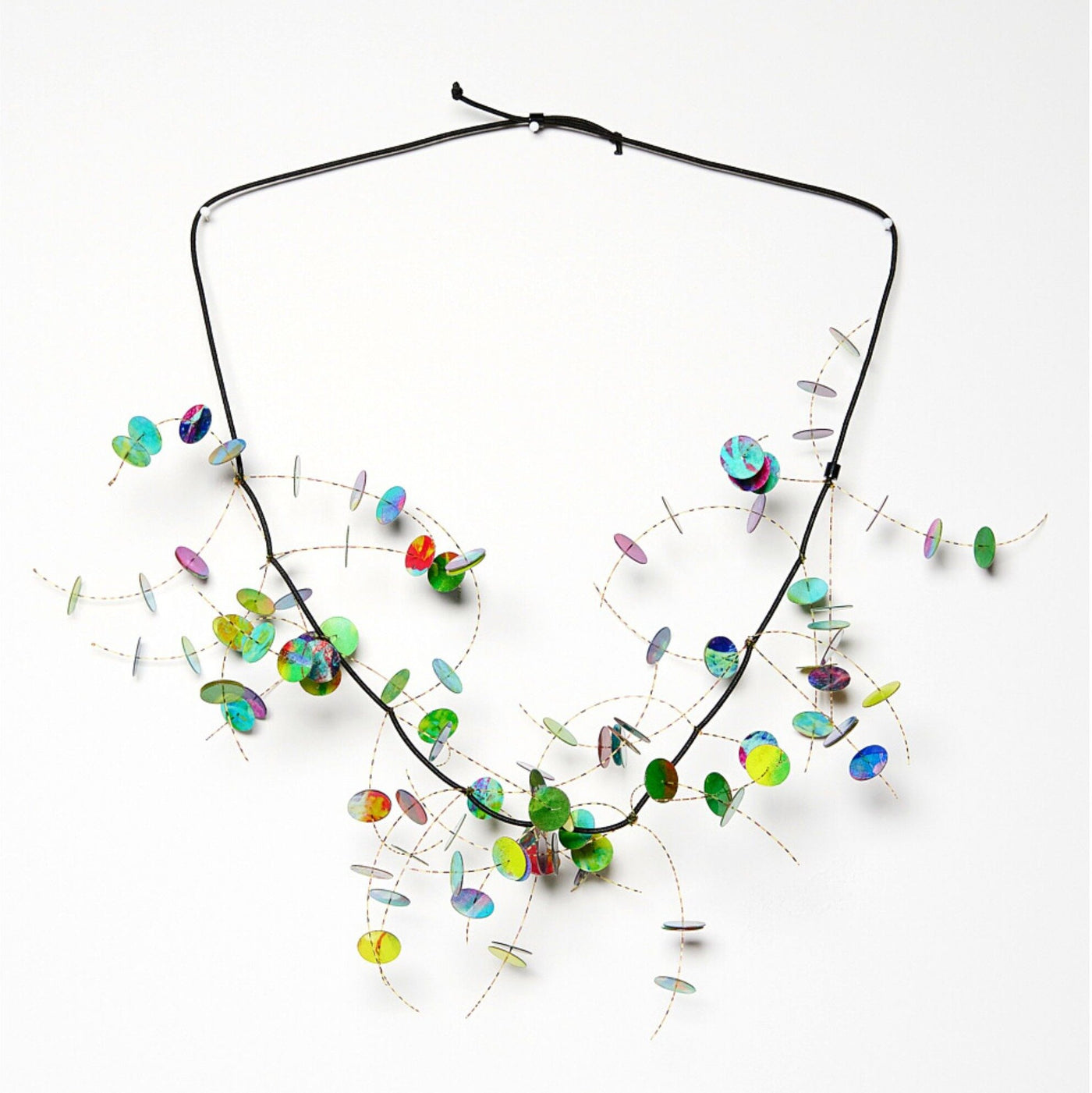 Multi-Color Shortie Kinetics Necklace