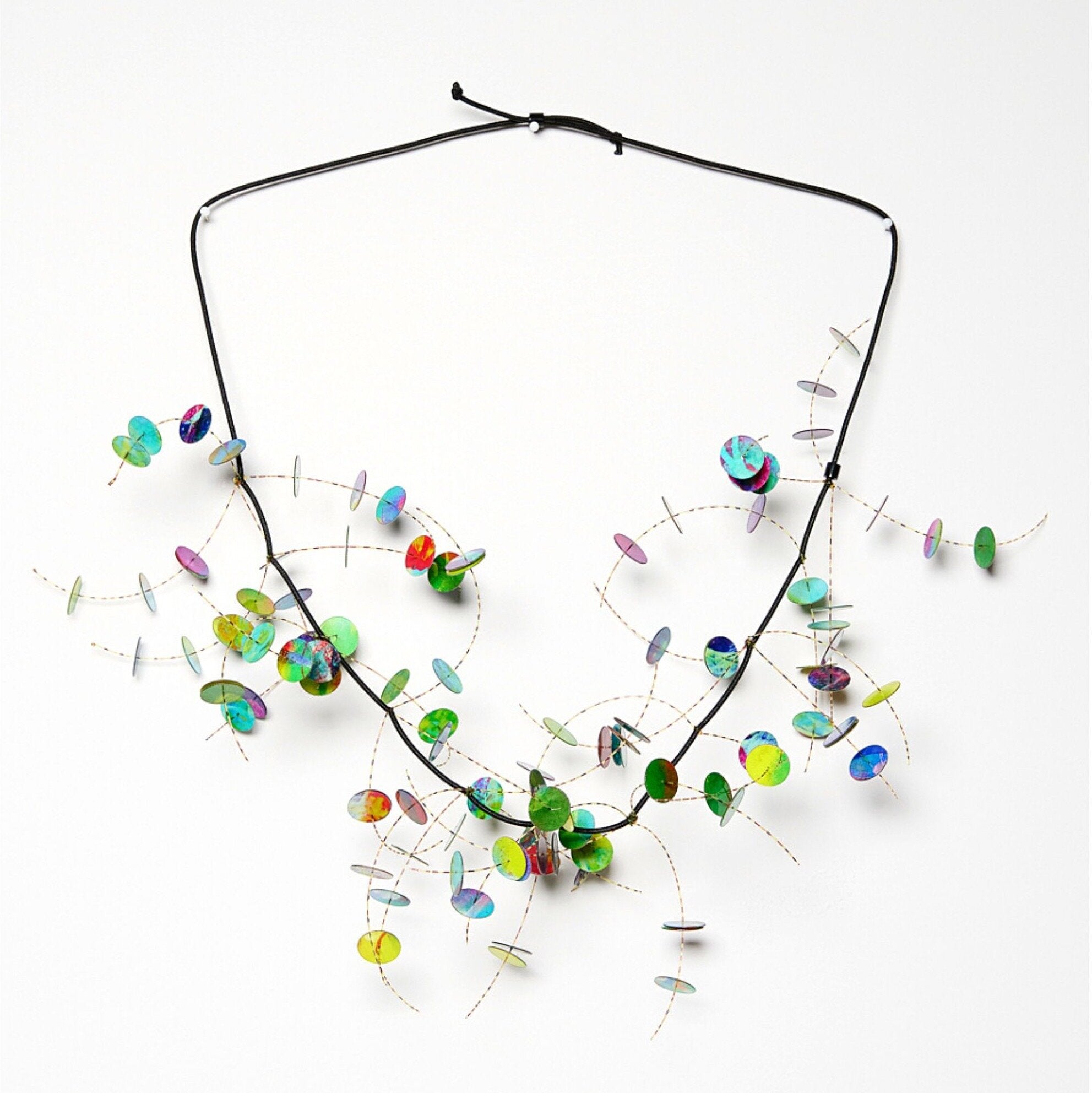 Multi-Color Shortie Kinetics Necklace