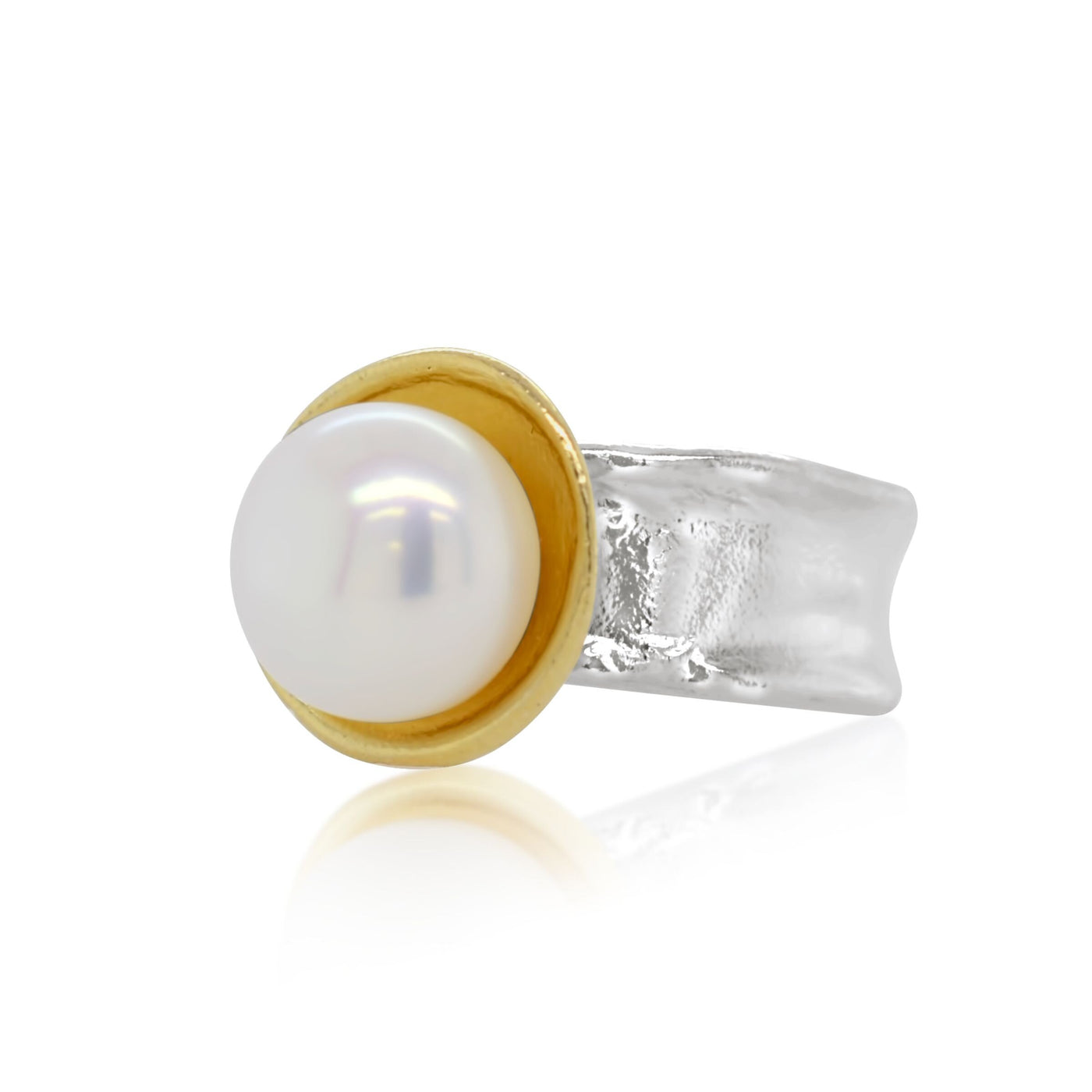 Pearl Ripple Ring