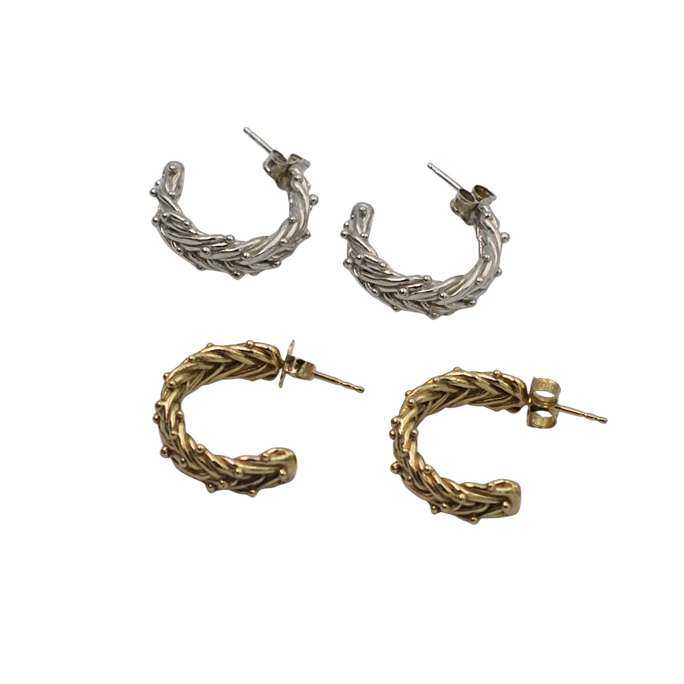 Sterling Silver, Small and Brass, Small
