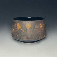 Painterly Tea Bowl in Chocolate