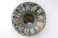 Blue Glass Mandala Bowl