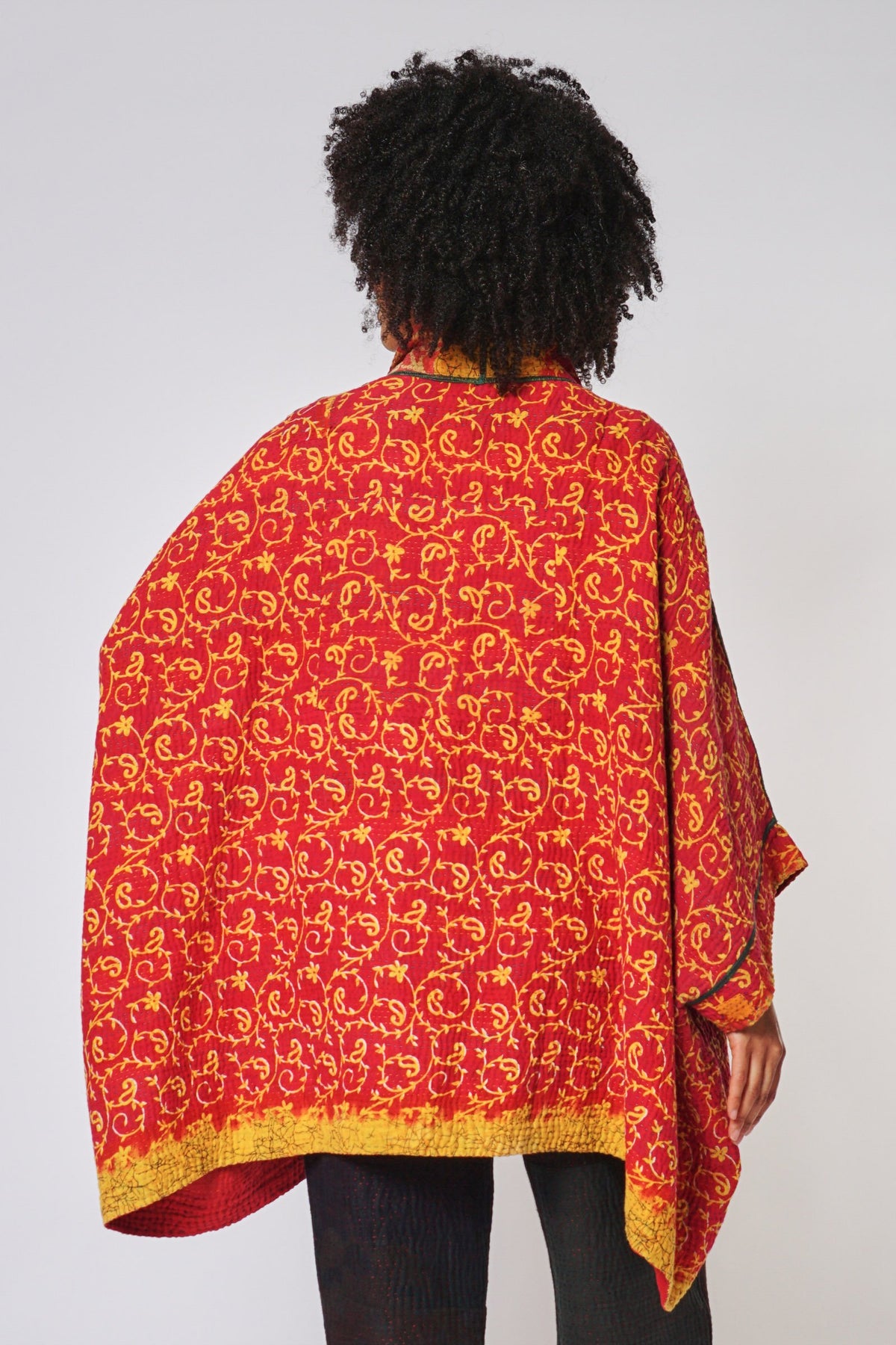 Double Collar Poncho #4