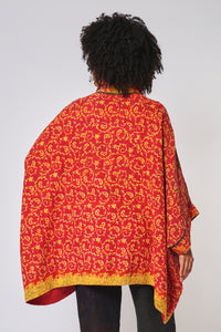 Double Collar Poncho #4
