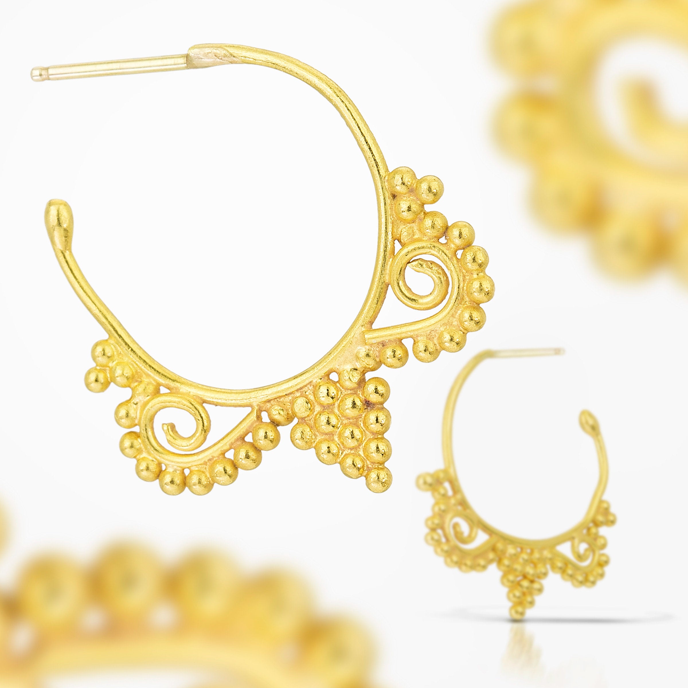 Empress Hoop Earrings