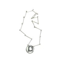 Graphic Graphite Necklace V