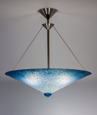 Deep Aqua Fade Pendant Chandelier