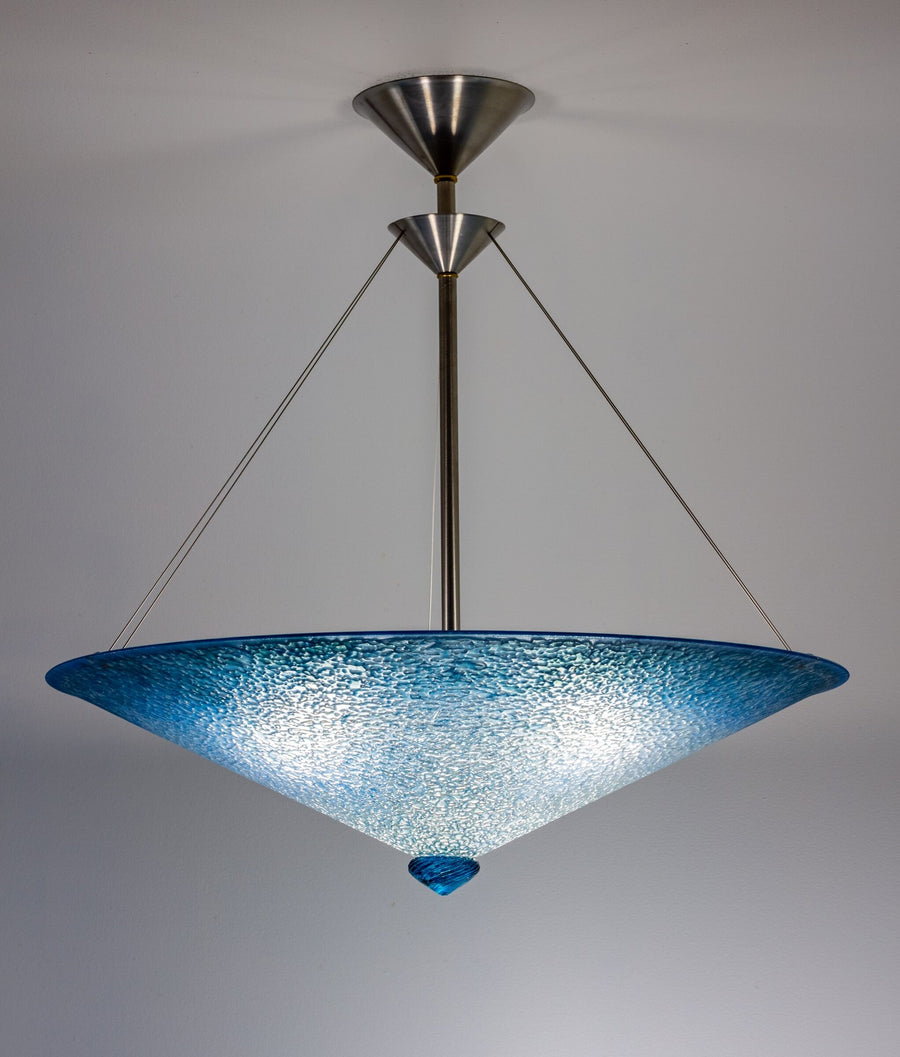 Deep Aqua Fade Pendant Chandelier