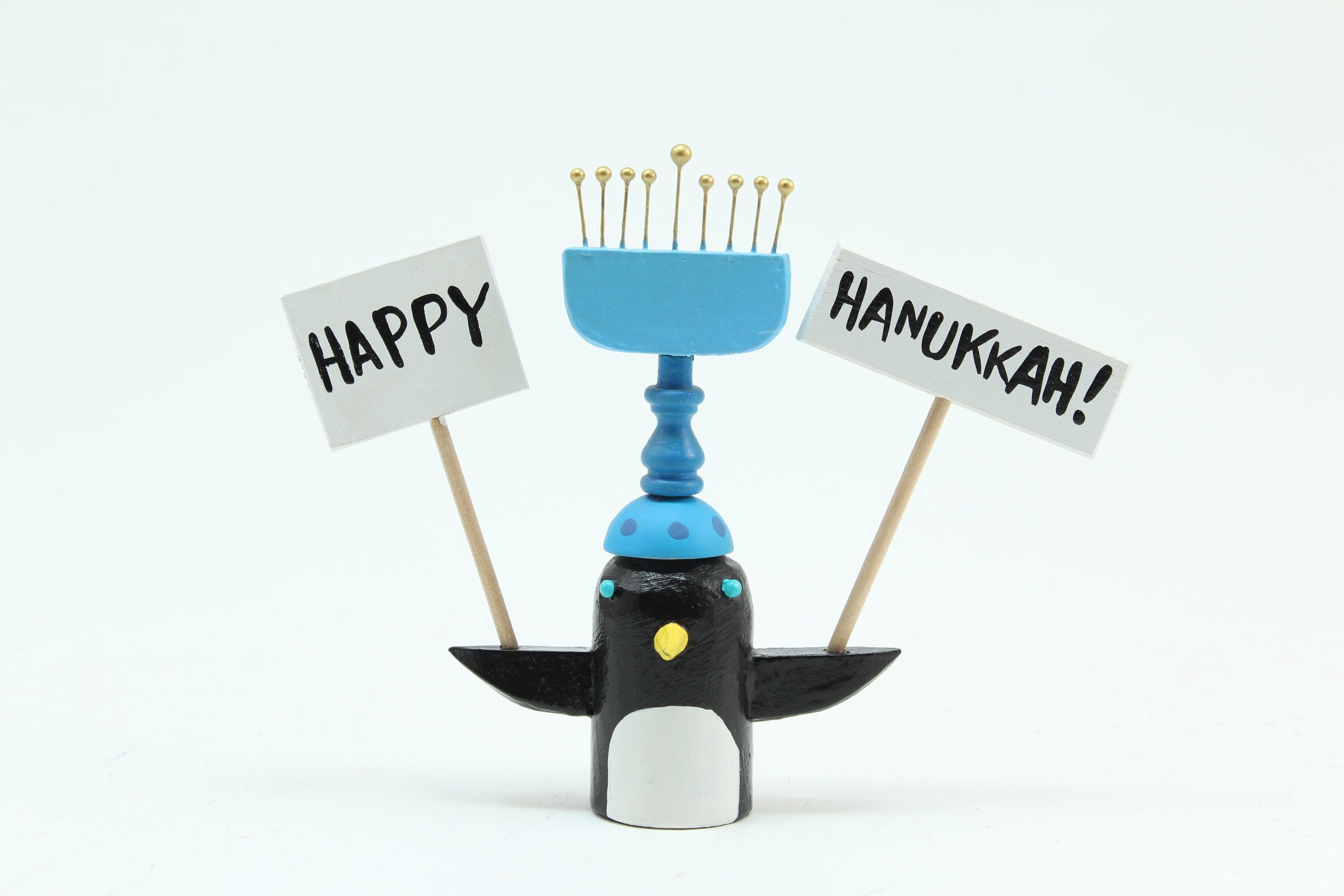 Picketing Yarmulke Penguins