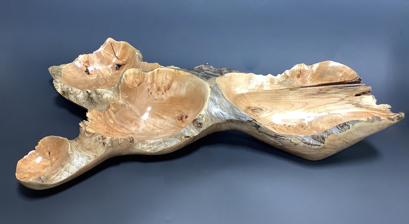 Maple Burl Long Platter