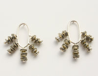 Oval Half Moon Earrings
