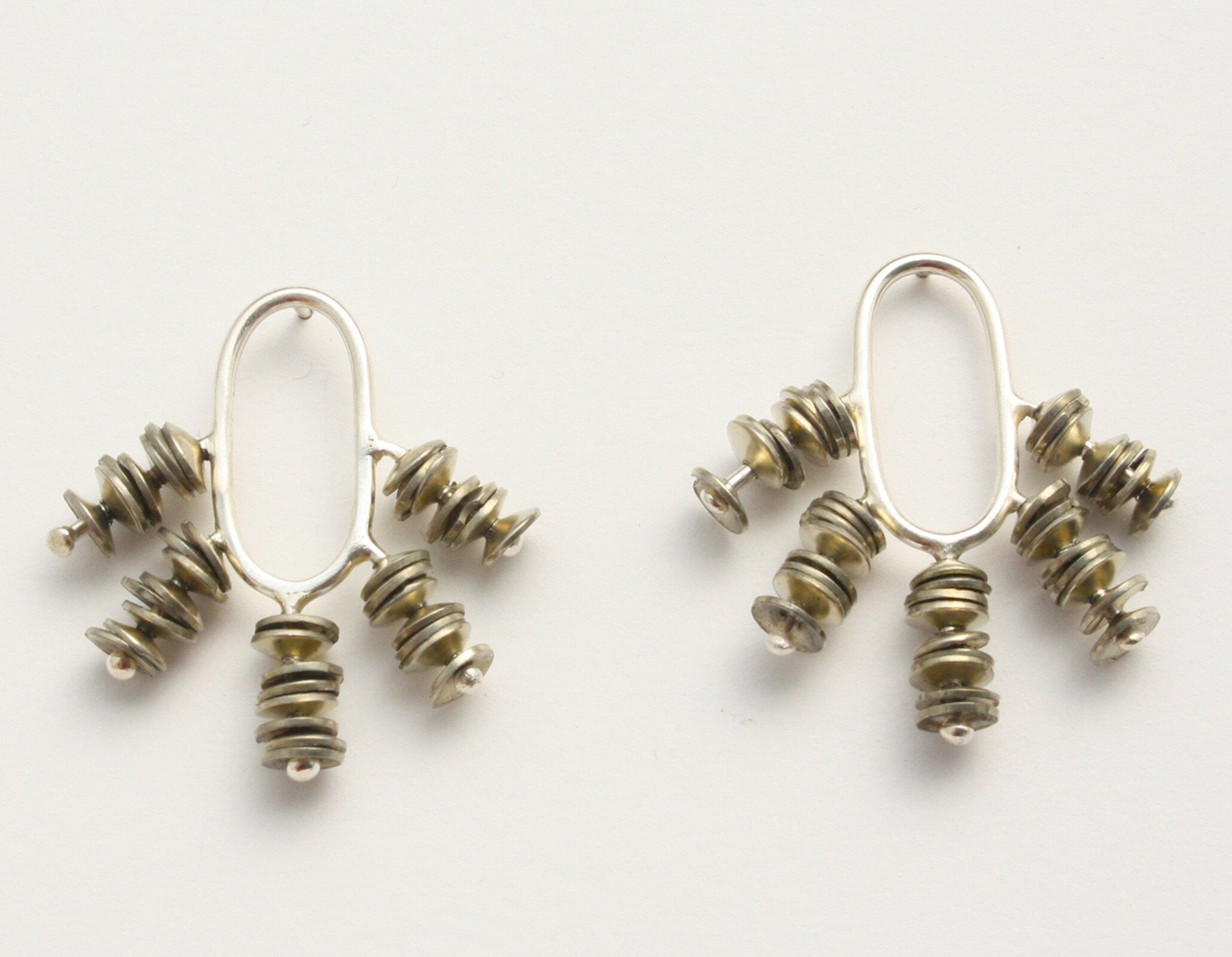 Oval Half Moon Earrings