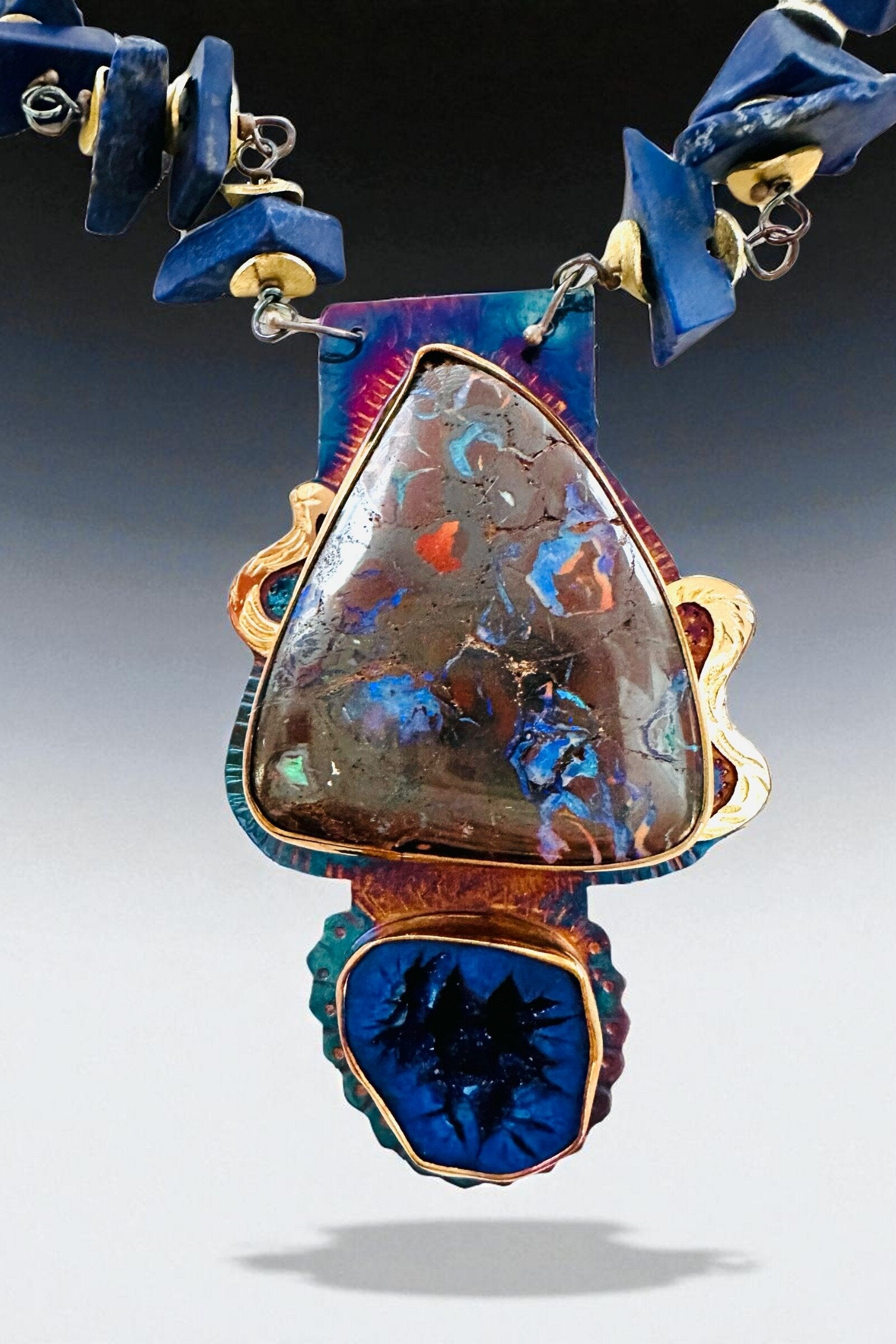 Celebrations In Blues Necklace