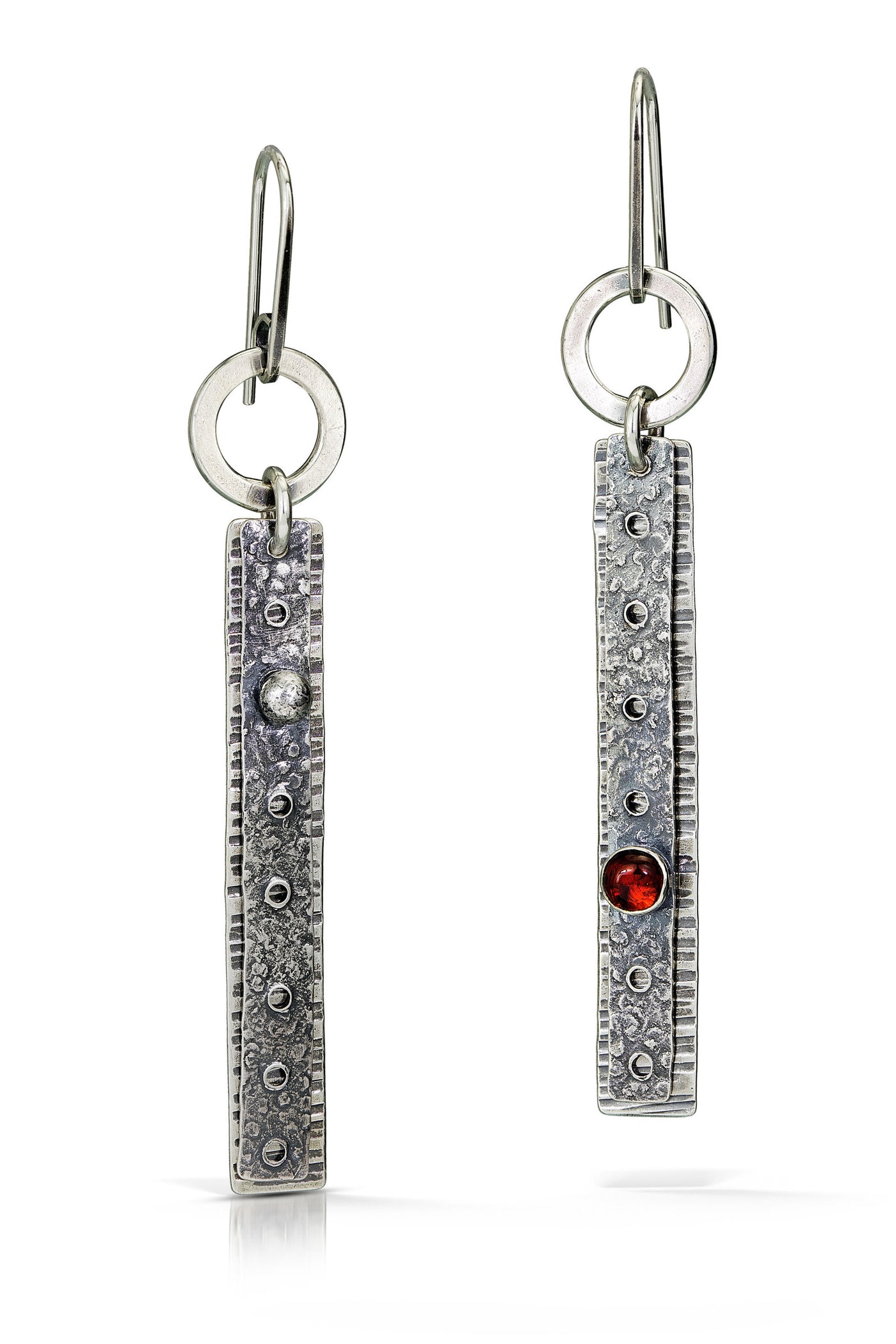 silver & garnet