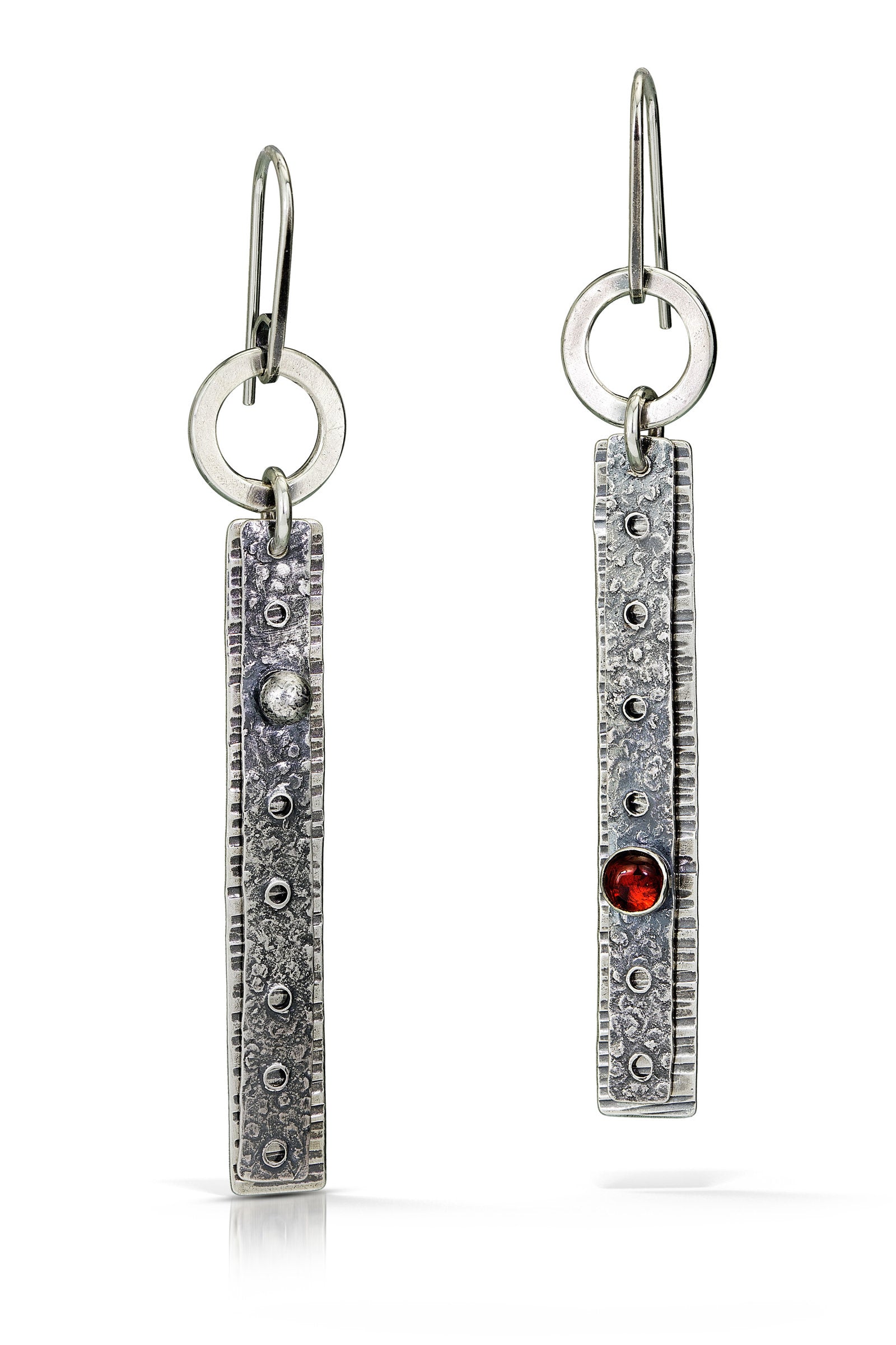 silver & garnet