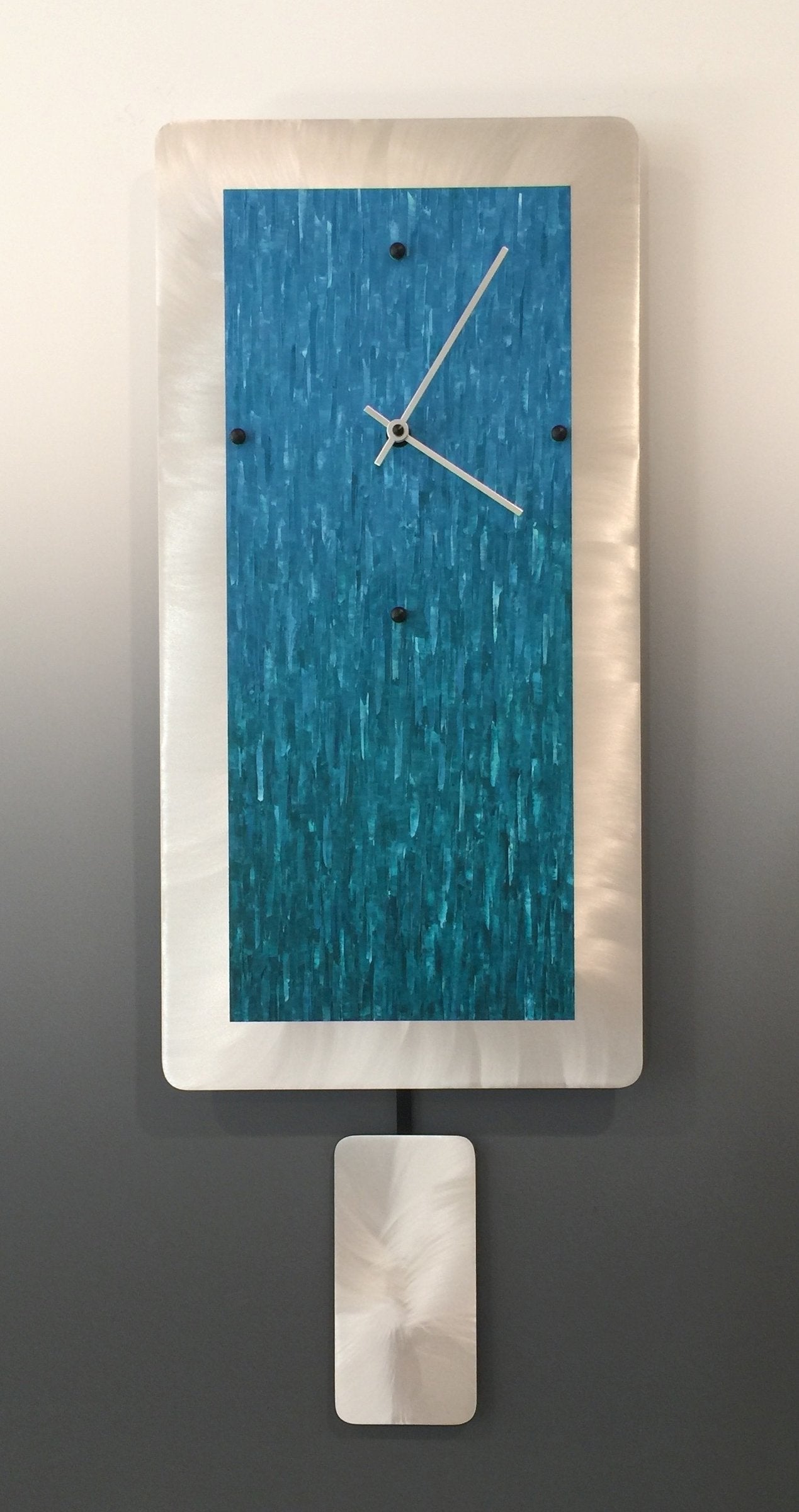 Blue Emerald Blend on Aluminum