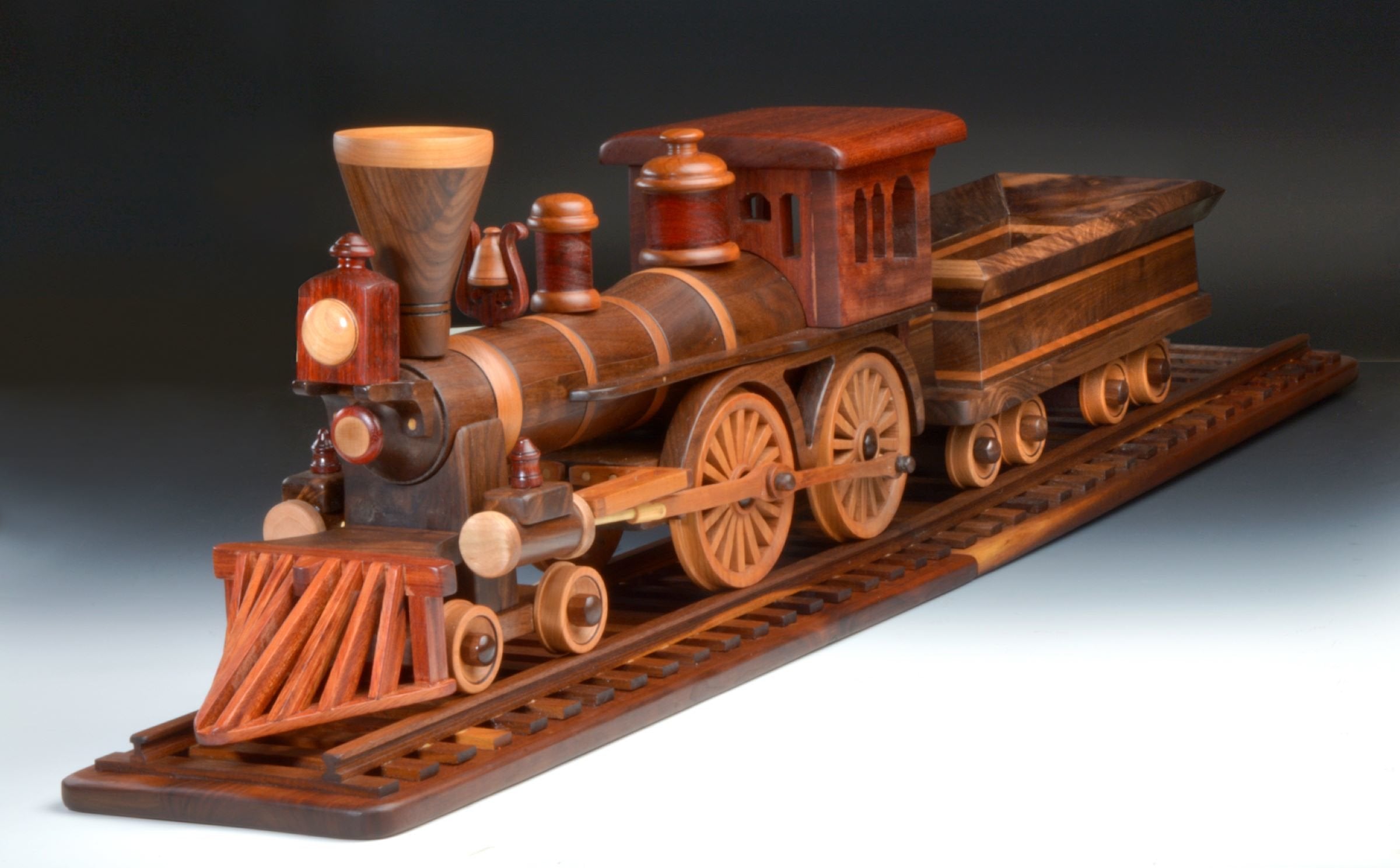 Steam Locomotive and Coal Car