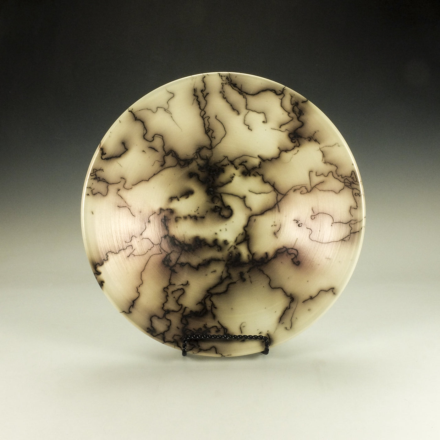 Naked Raku Bowl with Red Blush
