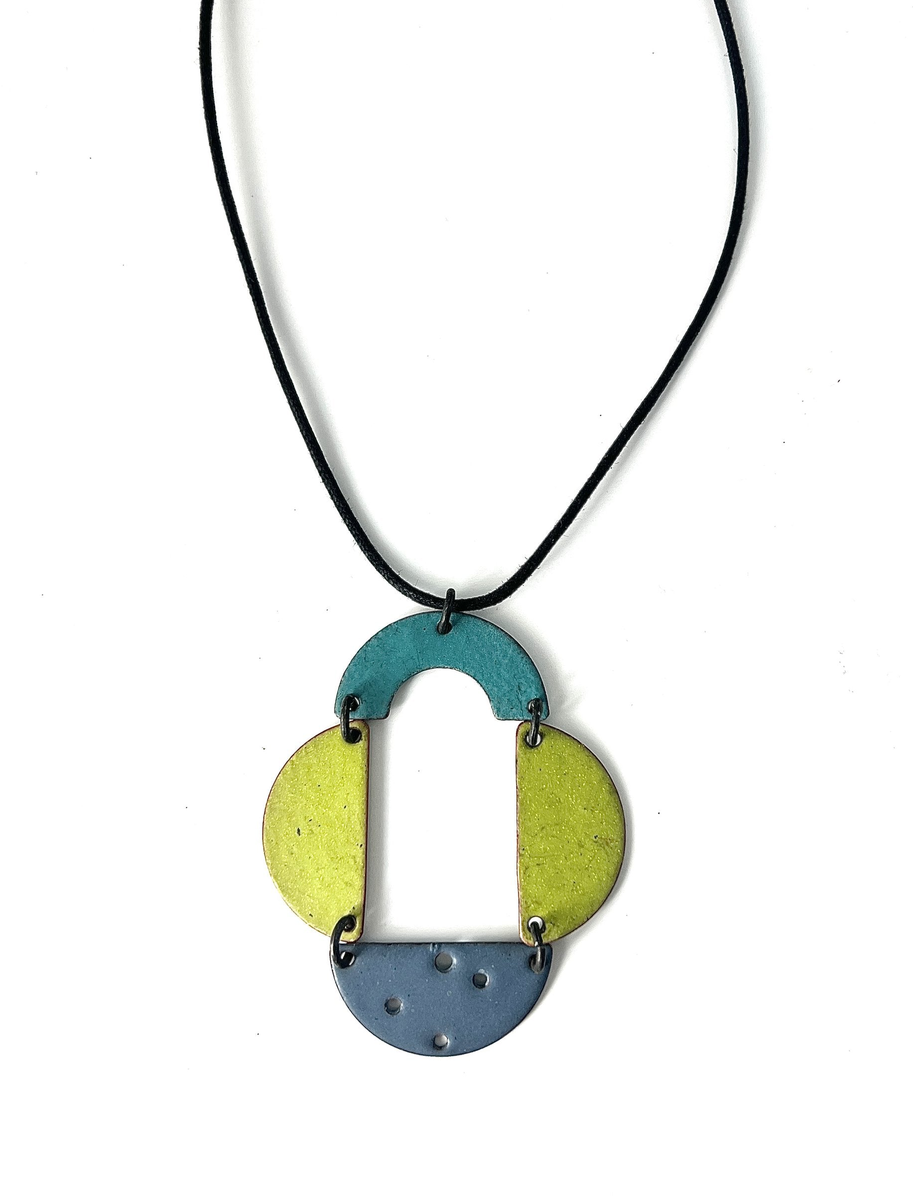 Chartreuse/Turquoise/Gray