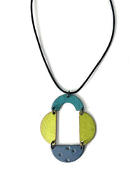 Chartreuse/Turquoise/Gray