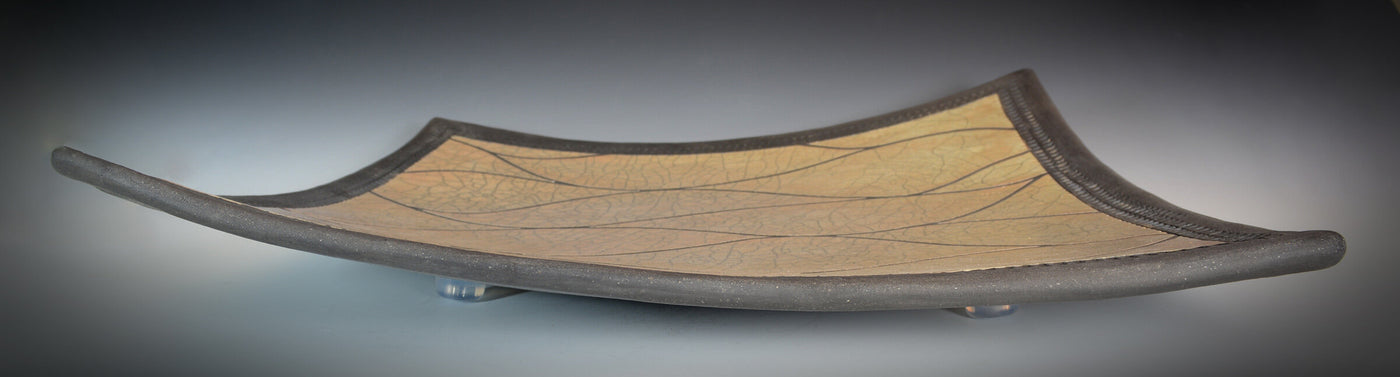 Birds Raku Platter