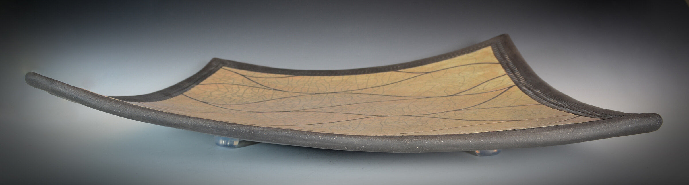 Birds Raku Platter