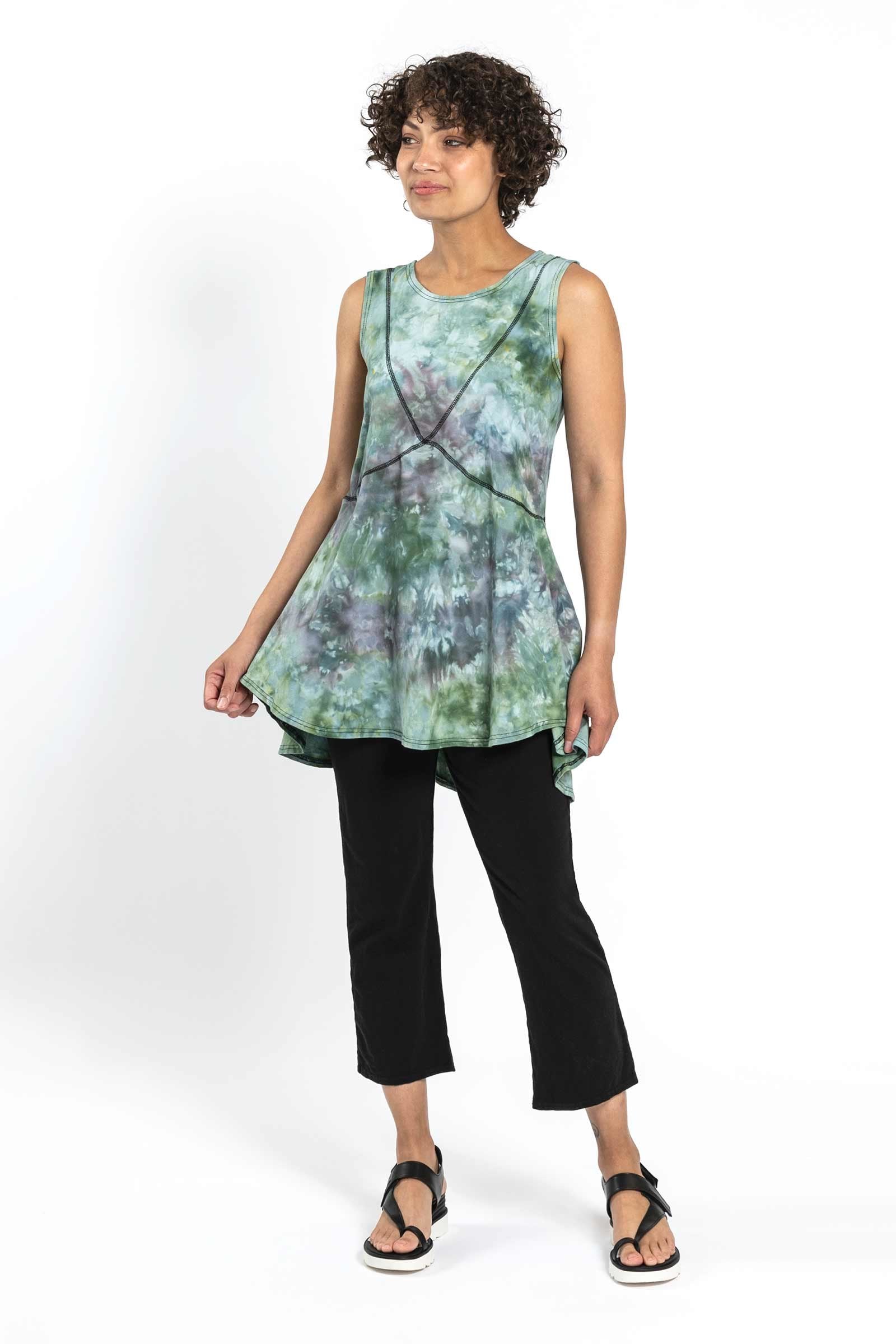 black shown with lotus tank in waterlilies