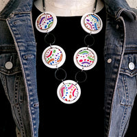 Kaleidoscope Cascade Statement Necklace