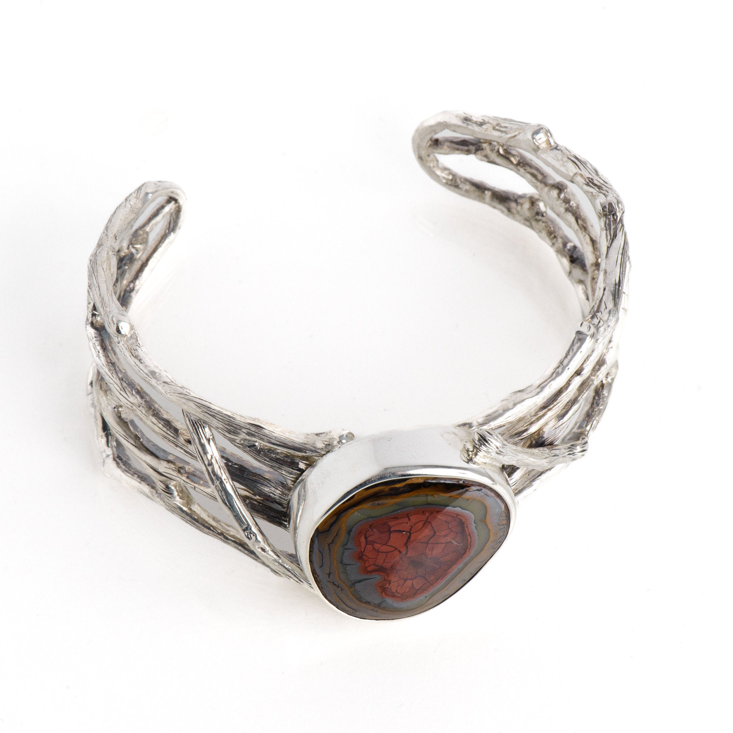Rare Australian Opal Twig Cuff