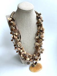 Honey Calcite Pendant Necklace