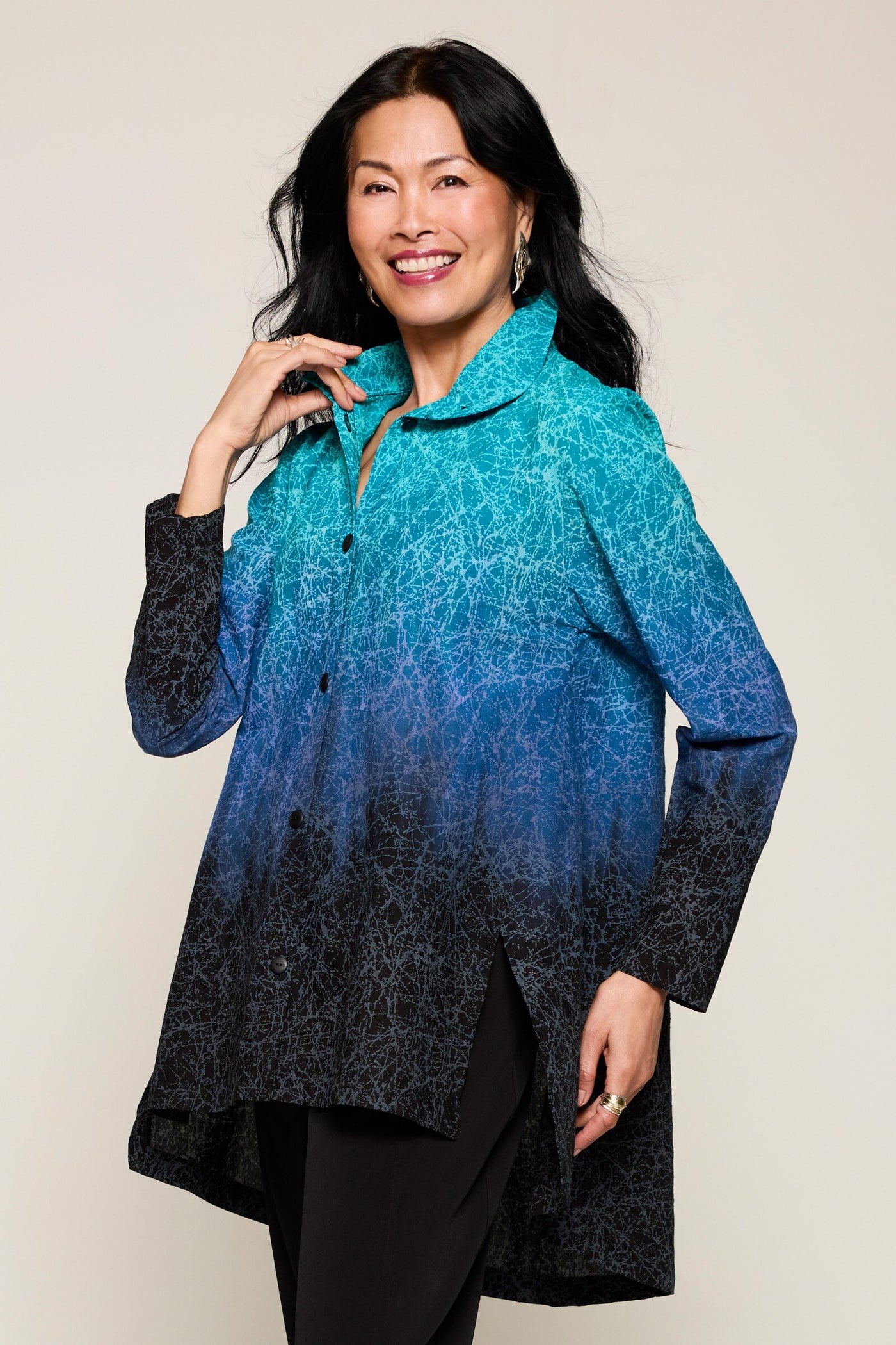 Blue/Black Ombre