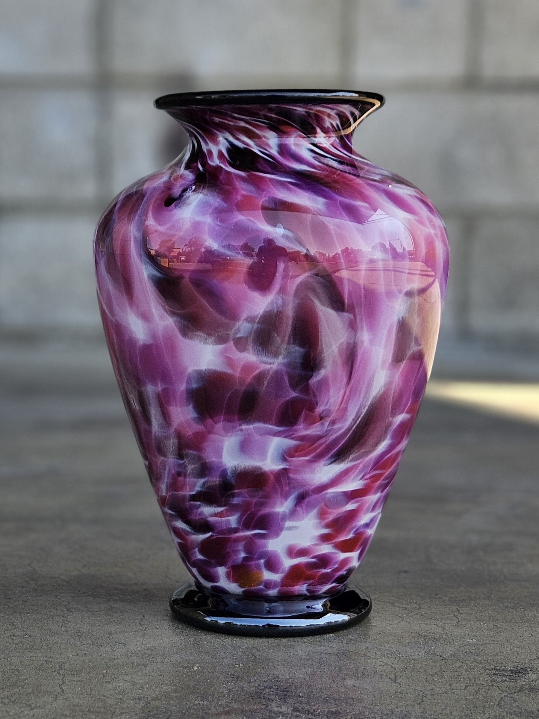 Mauve with a Twist Vase
