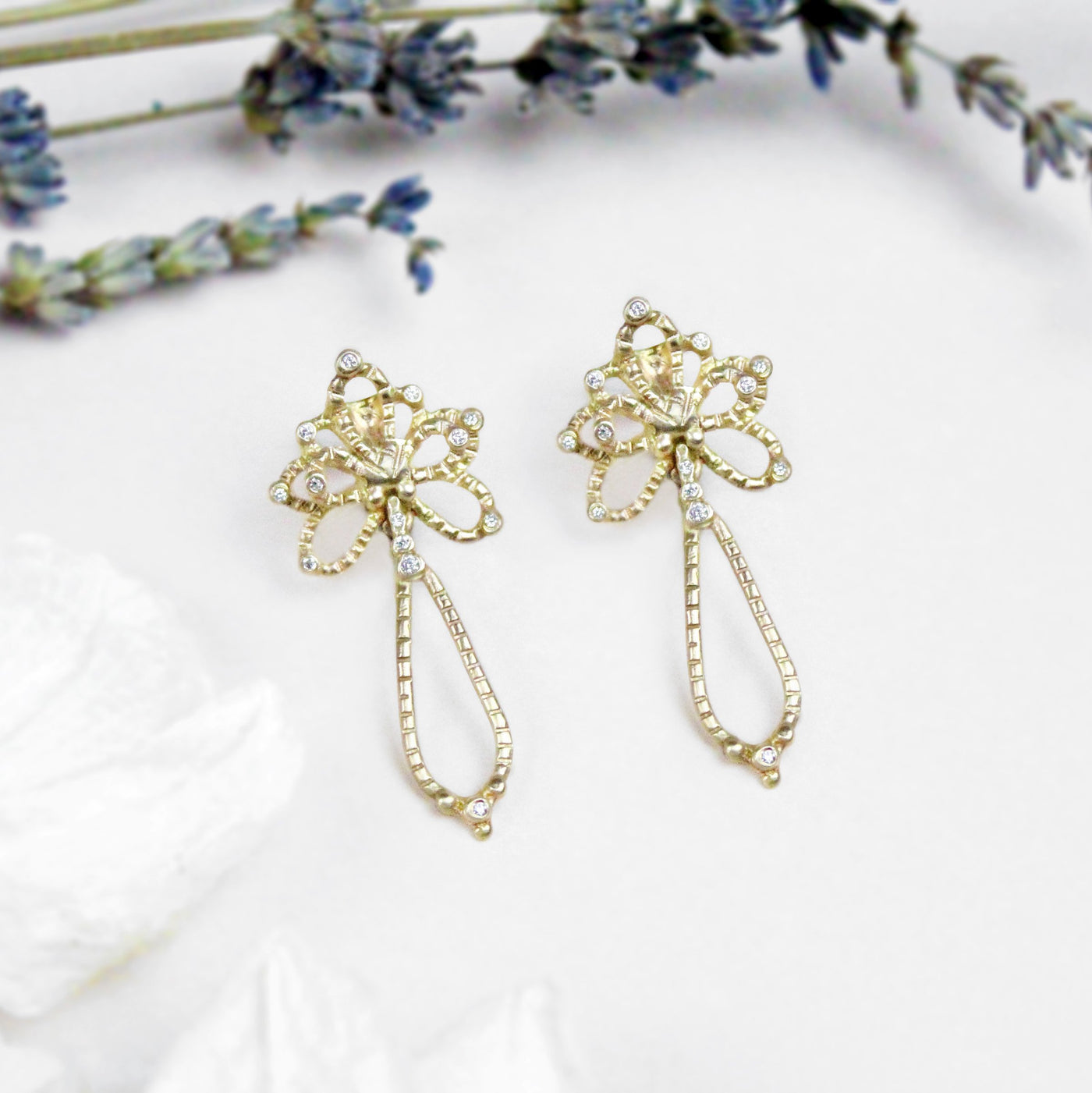 Orchid Earrings
