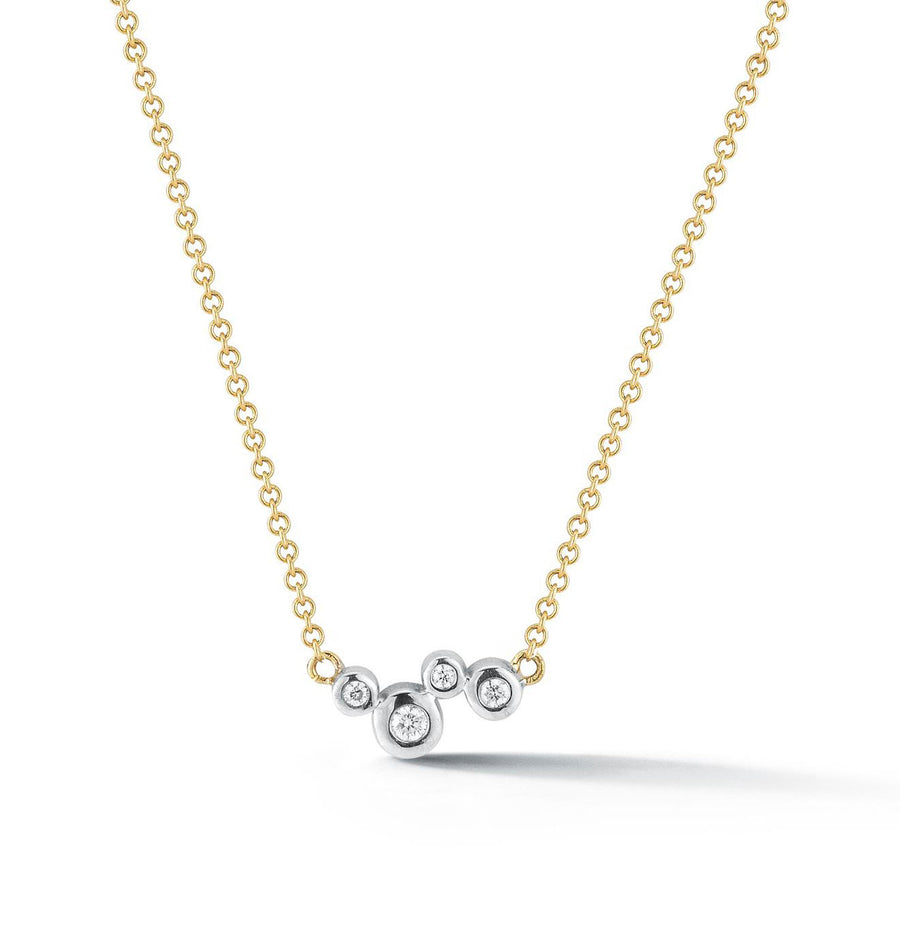 Scribble Single Cluster Necklace