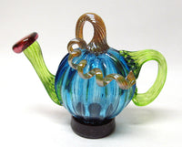 Light Blue Pumpkin Teapot