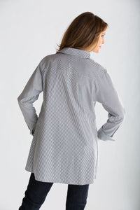 pinstripe, back view