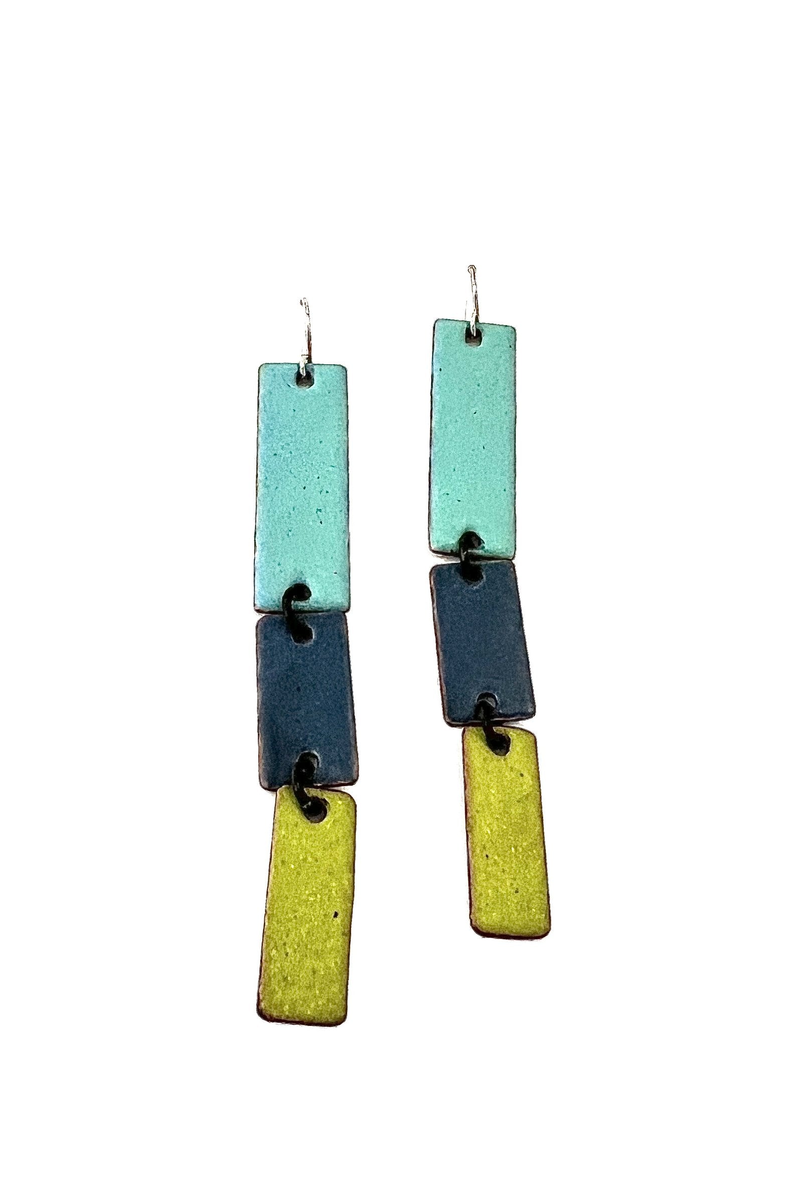 Turquoise/Chartreuse/Gray
