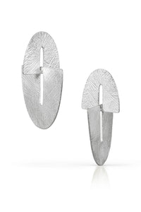 Wide Interlocking Earrings