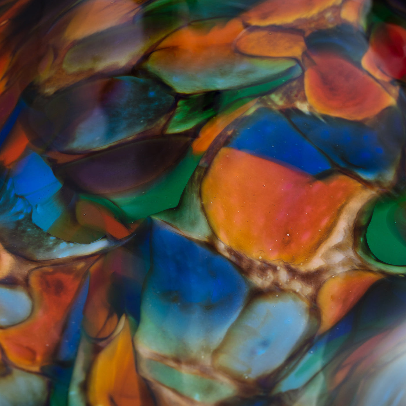 Rainbow Tall Wave Vase