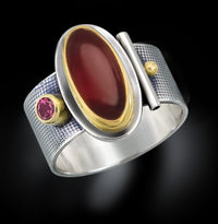 Oval Garnet Ring